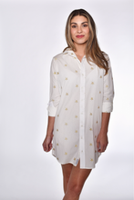 GOLD STARS COTTON GIRLFRIEND DRESS