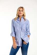 BLUE OXFORD GIRLFRIEND BUTTON DOWN SHIRT