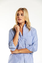 BLUE OXFORD GIRLFRIEND BUTTON DOWN SHIRT