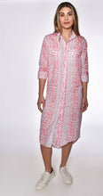 PINK / PURPLE EMBROIDERY GIRLFRIEND MIDI DRESS