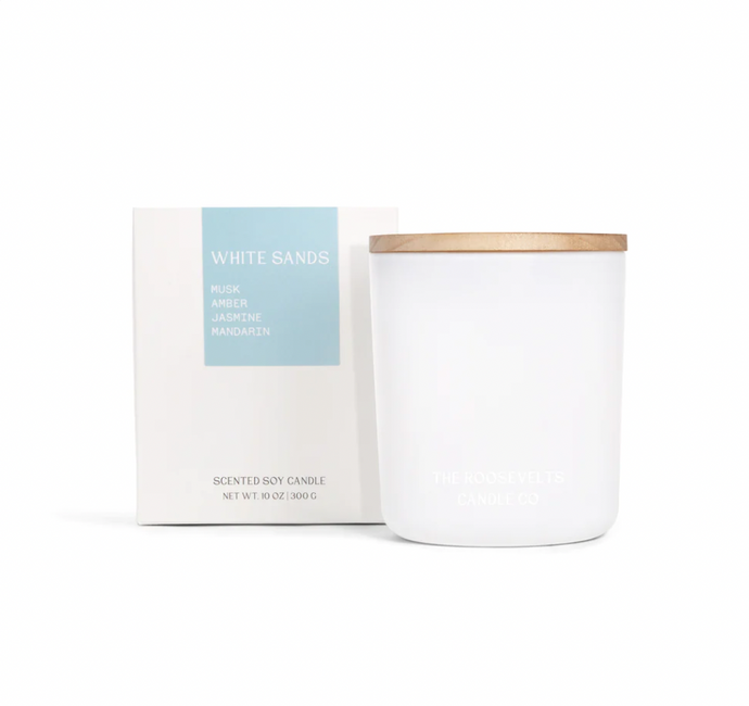 Roosevelts Candle Co. White Sands Candle