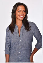 THE CHAMBRAY GIRLFRIEND BUTTON DOWN SHIRT