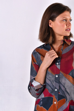 GREY/PINK ECO VISCOSE GIRLFRIEND SHIRT