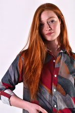 GREY/PINK ECO VISCOSE GIRLFRIEND SHIRT