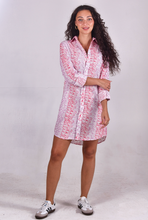 PINK / PURPLE EMBROIDERY GIRLFRIEND DRESS