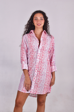PINK / PURPLE EMBROIDERY GIRLFRIEND DRESS