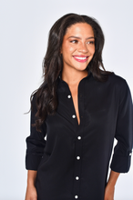 BLACK TENCEL GIRLFRIEND MAXI DRESS