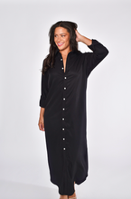 BLACK TENCEL GIRLFRIEND MAXI DRESS