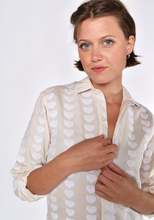 CREAM AND WHITE HEARTS GIRLFRIEND SHIRT