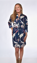 PINK AND BLUE SWIRL GIRLFRIEND DRESS