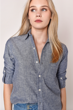 THE CHAMBRAY GIRLFRIEND BUTTON DOWN SHIRT