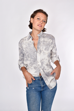 GREY AND WHITE TIE DYE GIRLFRIEND SHIRT