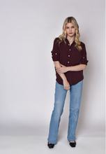 MULBERRY TENCEL GIRLFRIEND  SHIRT