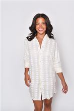 CREAM AND WHITE HEARTS GIRLFRIEND DRESS
