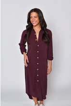 MULBERRY TENCEL GIRLFRIEND MIDI DRESS